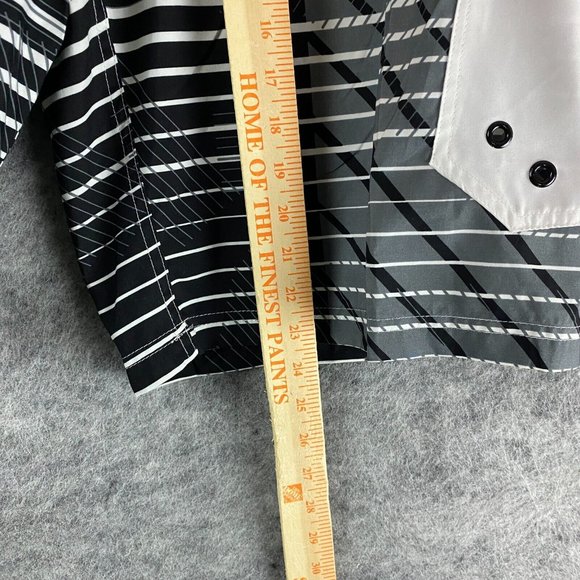 Molokai Board Shorts Size 36 Men's 100% Polyester Adults Blue Striped 3 - Picture 4 of 7